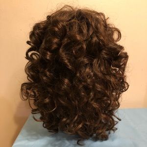 Ellen Wille Jamila Plus Lace Front Synthetic Wig in color Chocolate Rooted